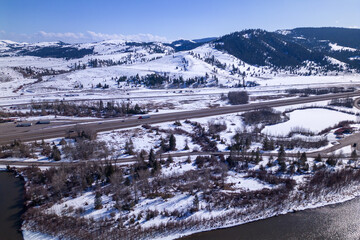 winter in the mountains