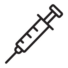 syringe line icon