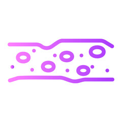 blood vessel gradient icon