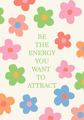 Abstract colorful summer flowers on the white isolated background.