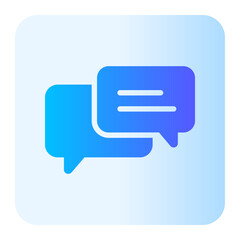 chat gradient icon