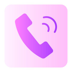 phone call gradient icon