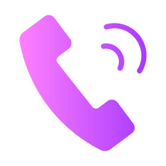 phone call gradient icon