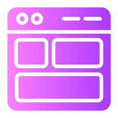 template gradient icon