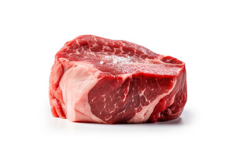Obraz premium A piece of meat with the word beef on it. generative ai