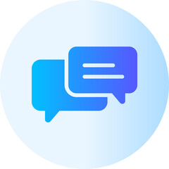 chat gradient icon