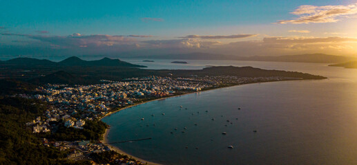 Paisagem Ilha Litoral Mar Natureza Praia Jurere Internacional Forte Norte Florianópolis Santa...