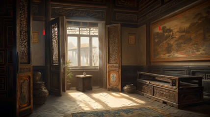 The room in the game the song of the dragon