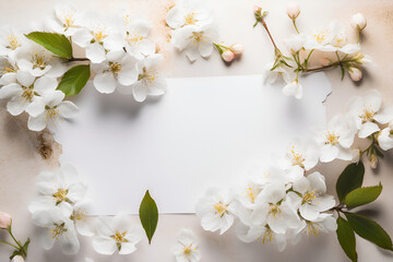 blossom on wooden background