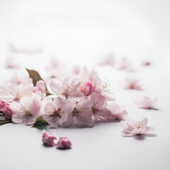 Obraz na płótnie Canvas pink cherry blossom background for design and photography 
