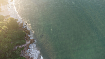 Paisagem Ilha Litoral Mar Natureza Praia Jurere Internacional Forte Norte Florianópolis Santa Catarina Floripa Oceano Atlântico Mata Atlântica Viagem Férias Viajar Verão Brasil Florianópolis Jurerê