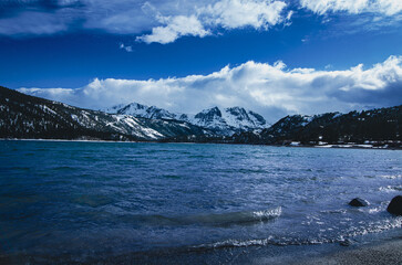 Obraz premium lake in winter