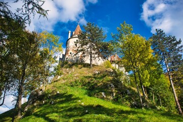 Fototapeta na wymiar Dracula's Castle in Bran, Brasov, Romania