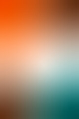 vertical orange - brown - teal gradient background