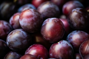 Obraz premium plums, Generative AI illustrations. 