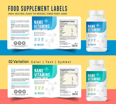 Vitamin, Supplement, vitamin label design, label design, food label, multi vitamin, health design, bottle product jar label, vita, packaging, capsule label.