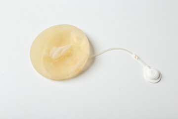 Silicone Prosthesis with Remote Valve. breast expander.