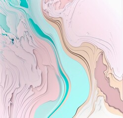 pastel color Marble Background, A colorful abstract background - Generative Ai