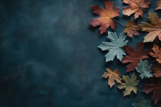 autumn leaves frame © Naren