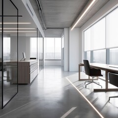 Fototapeta na wymiar interior of a modern office