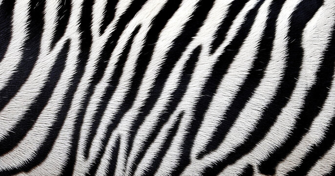 Monochrome, shallow depth of field image of a zebra with head and eye in focus and stripes in soft-focus, wildlife black and white stripes background texture closeup