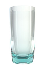isolated 3d rendering of the glass