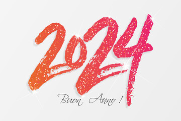 felice anno nuovo - buon anno 2024	