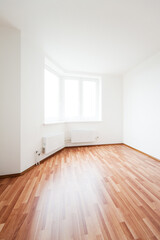 Fototapeta na wymiar empty white room with window