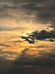 sunset over the sea