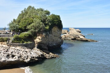 Le front de mer de Biarritz