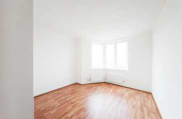 Fototapeta na wymiar empty white room with window