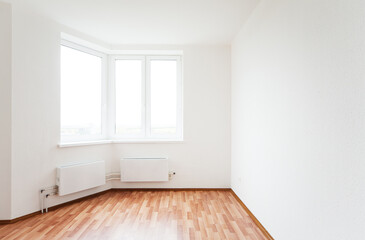 white empty room with window