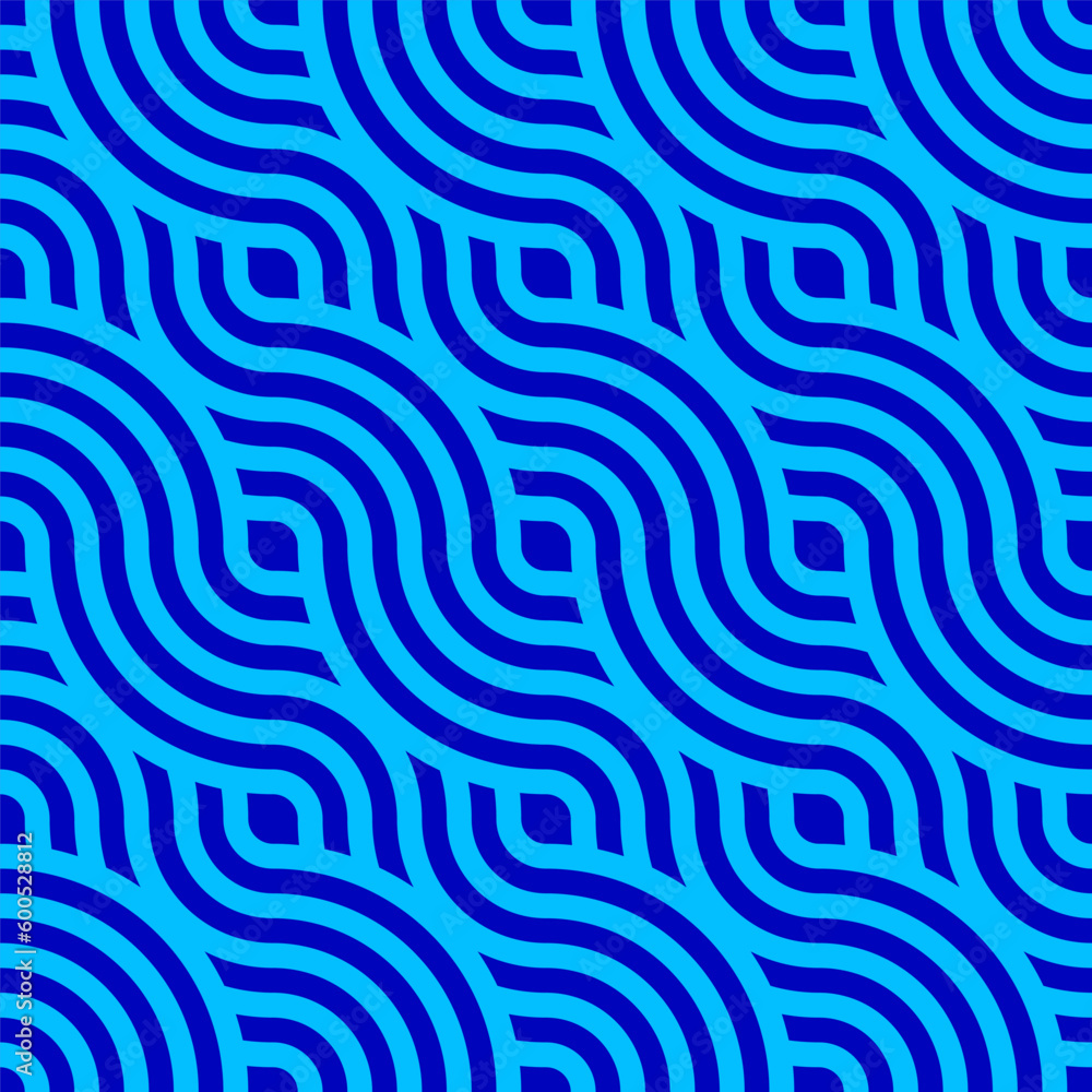 Poster abstract seamless repeating geometric pattern
