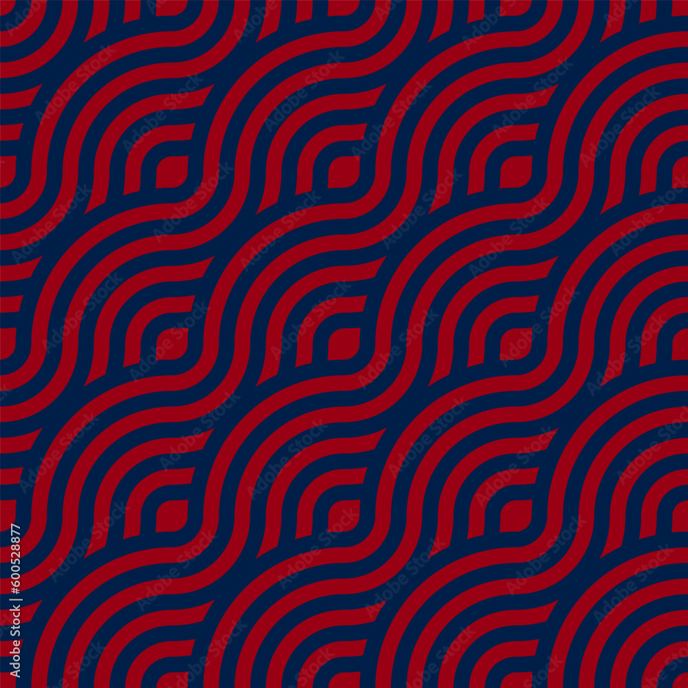 Poster abstract seamless repeating geometric pattern