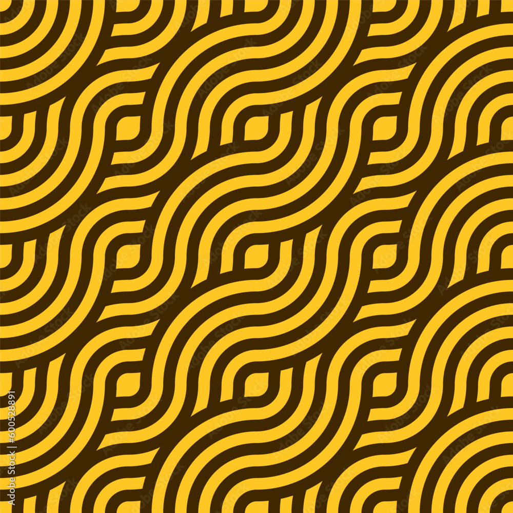 Poster abstract seamless repeating geometric pattern