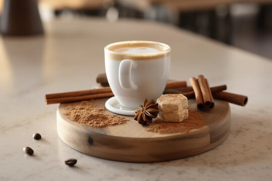 Aromatic Elixir: Evening Delight of Cappuccino