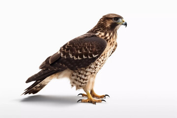 Fototapeta premium Hunter's Feast: Majestic Hawk with Prey