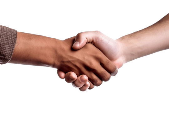 Two People Shaking Hands with Transparent BackgroundTwo People Shaking Hands with Transparent Background