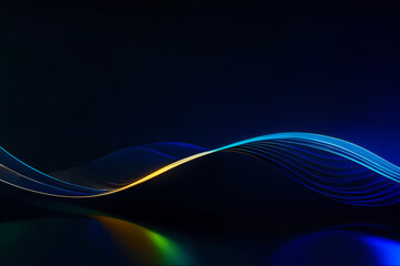 Modern Black Background Line Light Abstract 