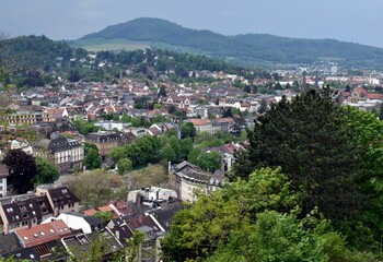 Obraz premium Freiburg-Wiehre im Frühling