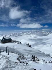 snow covered mountain