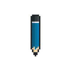 Pencil for drawing, pixel art object