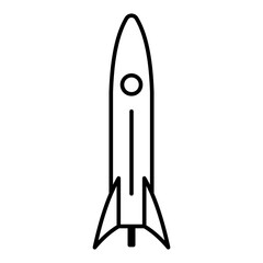 Obraz na płótnie Canvas Rocket Icon for Logo and More