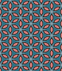 Multi color seamless abstract pattern. Background and backdrop. Multi Colored. Colorful ornamental design. Colored mosaic ornaments. Vector graphic illustration. EPS10.