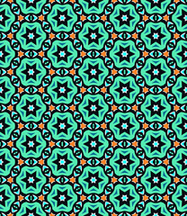 Multi color seamless abstract pattern. Background and backdrop. Multi Colored. Colorful ornamental design. Colored mosaic ornaments. Vector graphic illustration. EPS10.