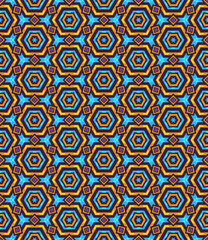 Fototapeta premium Multi color seamless abstract pattern. Background and backdrop. Multi Colored. Colorful ornamental design. Colored mosaic ornaments. Vector graphic illustration. EPS10.