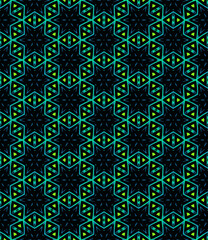 Multi color seamless abstract pattern. Background and backdrop. Multi Colored. Colorful ornamental design. Colored mosaic ornaments. Vector graphic illustration. EPS10.