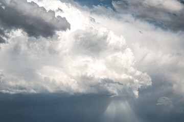 blue sky with clouds