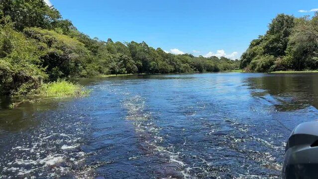 Zodiac Fahrt auf dem Amazonas