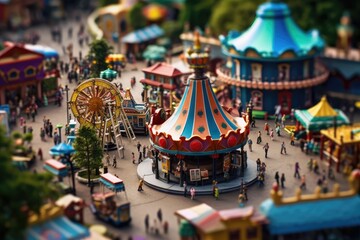 miniature amusement park